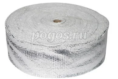 Лента теплоизоляционная керамическая фольгированная  2*100мм