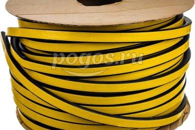 Уплотнитель самоклеящийся D50 21*15 чёрный, Remontix