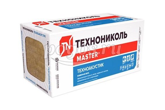 Плита базальтовая звукоизоляционная 50х600х1200мм Техноакустик (упаковка 6шт)  Технониколь