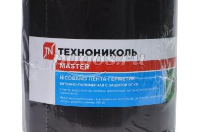 Лента герметизирующая 0,15м*10м самоклеящаяся коричневая NICOBAND  Технониколь