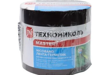 Лента герметизирующая 0,10м*3м самоклеящаяся коричневая NICOBAND  Технониколь