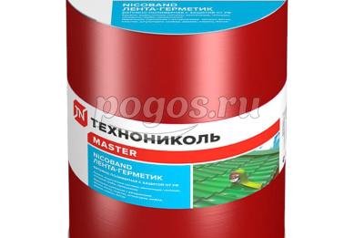 Лента герметизирующая 0,15м*10м самоклеящаяся красная NICOBAND  Технониколь