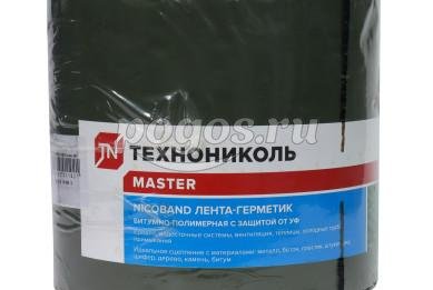 Лента герметизирующая 0,15м*10м самоклеящаяся зеленая NICOBAND  Технониколь