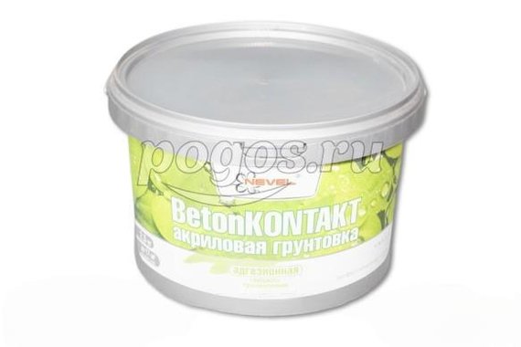 Грунт акриловый бетон-контакт 2,5кг  NEVEL SILVER