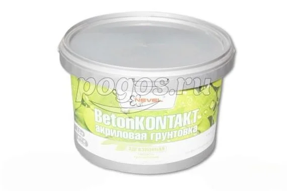 Грунт акриловый бетон-контакт 2,5кг  NEVEL SILVER