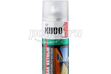 Лак универсальный яхтный шелковисто-матовый 520мл/270гр  KUDO