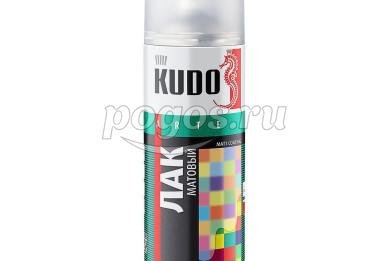 Лак аэрозольный яхтный матовый универсальный 520мл  KUDO /12/