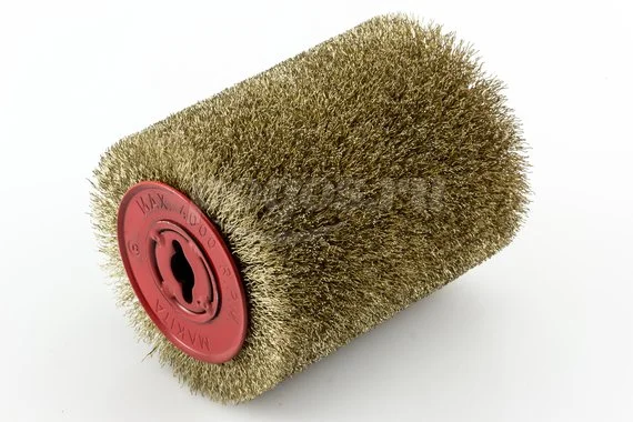 Щетка для шлифовальной машины MAKITA 100х120мм стальная проволока латунир к модели 9741