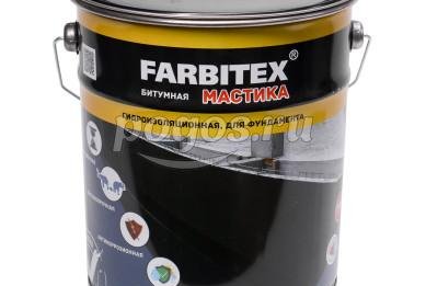 Мастика битумная гидроизоляционная  4 кг  FARBITEX