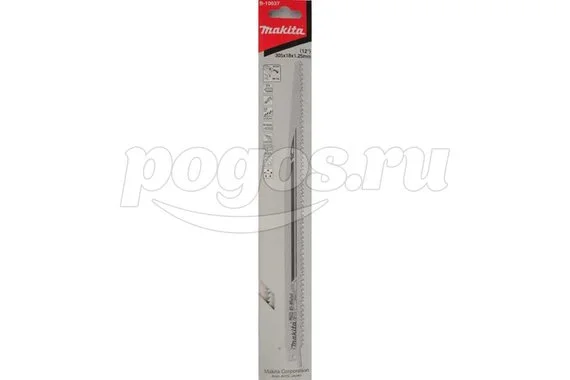 Полотно для сабельной пилы по дереву с гвоздями и металлу 305мм биметалл  MAKITA /3/