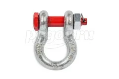 Скоба такелажная Ω тип шплинтованная 25мм 6,5т цинк  TOHO