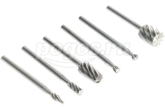 Набор шарошки по металлу мини 6шт  FIT