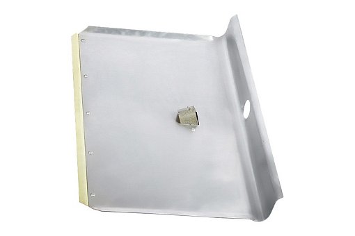 Лопата снеговая алюминиевая 400*400*2