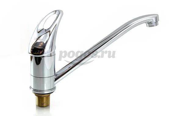 Смеситель однорычажный кухонный с гайкой SH354-04C  RICCO