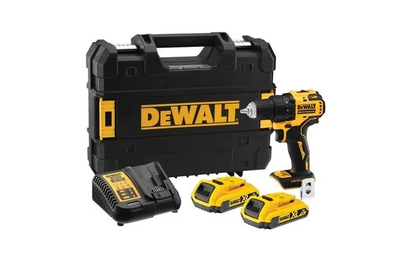 Шуруповерт аккумуляторный 18В 2*2Ач XR Li-Ion 1650об/мин 65 Hm, DEWALT