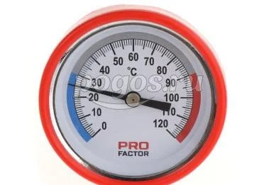 Термометр d 63мм 0-120гр. 9-14мм  ProFactor