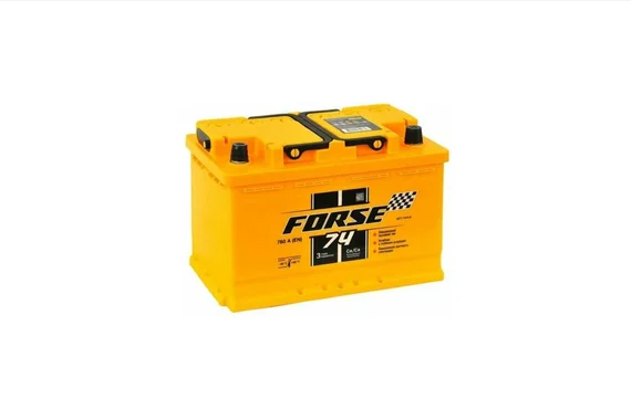 Аккумулятор автомобильный Forse 74 А.ч. 760А (прямая полярность)