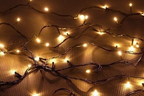 Гирлянда светодиодная "Метраж" 10м 100LED теплый белый 2700К  Feron