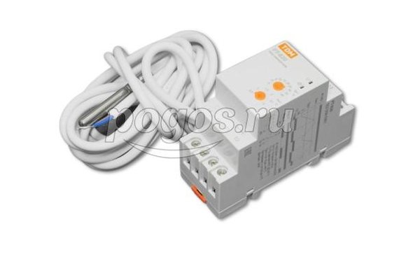 Реле температуры РТ-820 (-5+40С, 24-240В АС/DC, с датч. IP67)  TDM