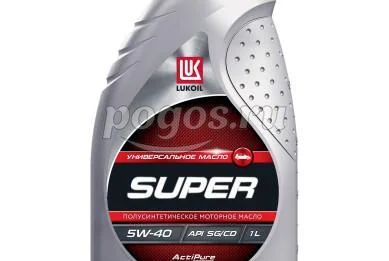 Масло моторное СУПЕР 5W40 (п/с) 1л.  Лукойл