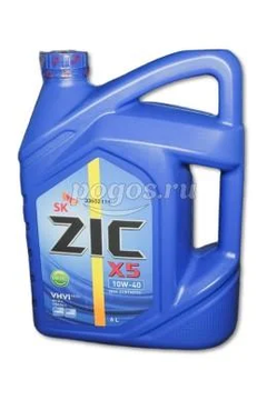 Масло моторное X5 10W40 Diesel 6л.  ZIC