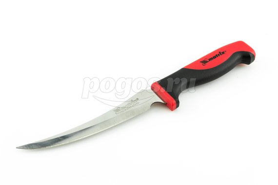 Нож рыбака 150мм, двухкомп. рукоятка, пластиковые ножны FILLET KNIFE small Kitchen  MATRIX /12/
