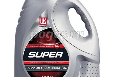Масло моторное СУПЕР 5W40 (п/с) 5л.  Лукойл