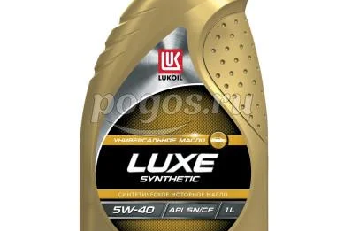 Масло моторное ЛЮКС 5W40 SN/CF (с.) 1л.  Лукойл