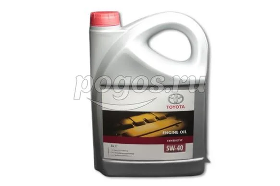 Масло моторное SL/SF 5W40 для европы (с) 5л.  TOYOTA