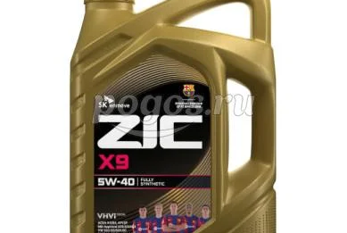 Масло моторное X9 5W40 синт., 4л.  ZIC