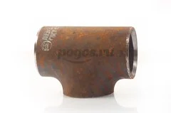 Тройник стальной под приварку 89х4мм.