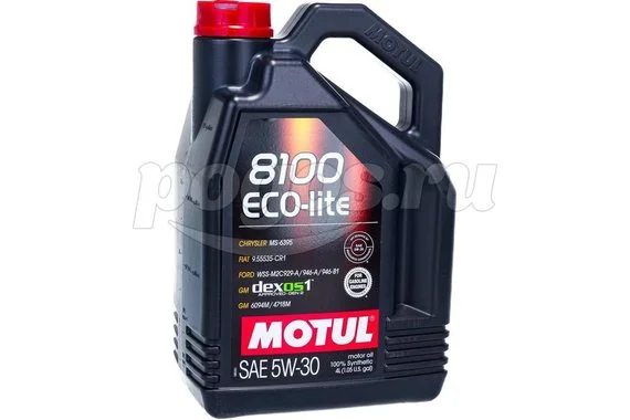 Синтетическое масло 8100 ECO-lite 5W30 4л MOTUL 108213
