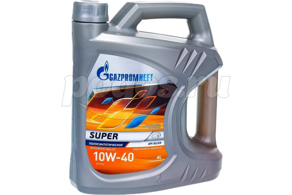 Масло моторное Super 10w40 SG/CD п/с 4л  GAZPROMNEFT
