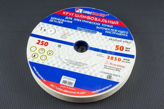 Диск шлифовальный ЛУГА 250х32х32 25А