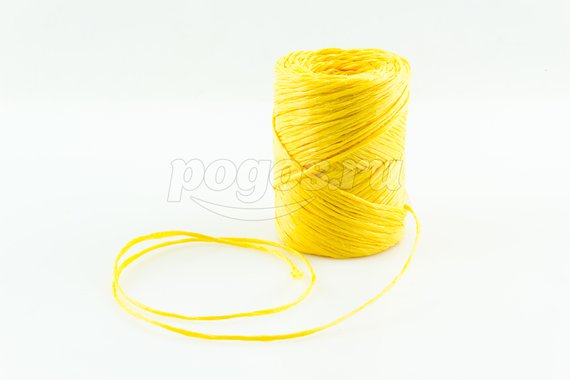 Шпагат полипропиленовый d-1,6мм (бухта 100м) 1000текс желтый  KOMFI /60/