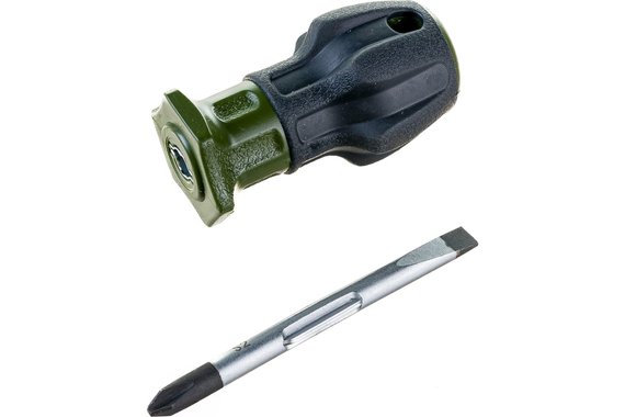 Отвертка переставная PH2*SL6 38мм с 2-комп. ручкой  Дело Техники