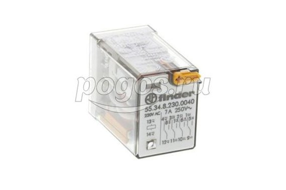 Реле промежуточное 7А 220В Uкат ~230В  FINDER