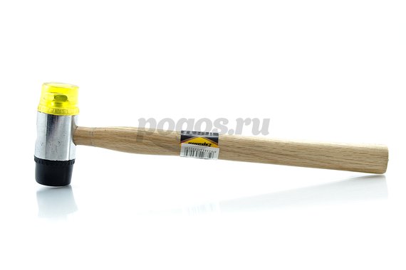 Молоток рихтовочный, бойки 35мм, комбинированная головка, деревянная ручка  SPARTA