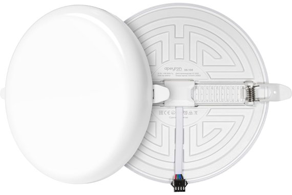 Панель светодиодная встраив. круг 170мм 24Вт 4000К IP20 3 режима свечения под посад.отв 55-155мм