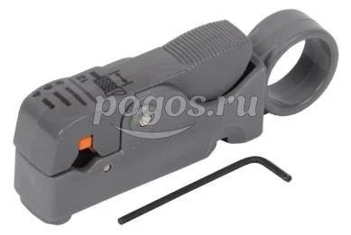Клещи КЗ-К, зачистка коаксиального кабеля RG-58/59/6/SAT, регулируемые ножи, «МастерЭлектрик»   TDM