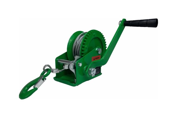 Лебедка ручная барабанная HW 700 700кг L-10м канат  HITCH