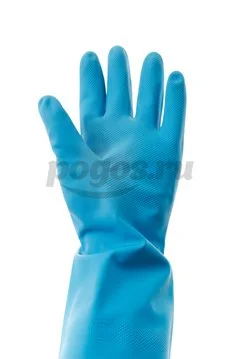 Перчатки нитриловые, повышенной прочности, с х/б напылением, L Эксперт  ЗУБР 