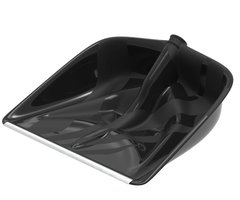 Лопата снеговая 460*1490*420 мм полипропиленовая в сборе "Альфа" с металлической планкой