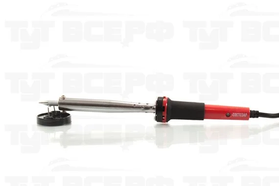 Электропаяльник 2-комп. рукоятка, жало LONG LIFE, форма клин, 80Вт  СВЕТОЗАР 