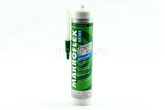 Герметик силиконовый 290мл санитарный бежевый