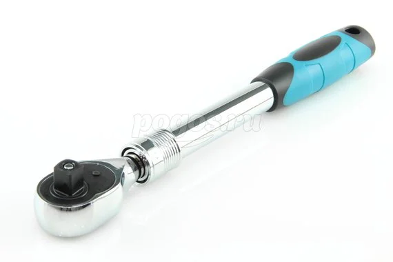 Ключ-трещотка телескопическая 1/2" 72 зуба 305-445мм Gross