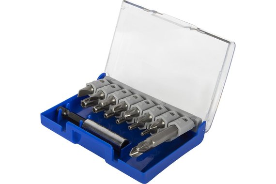 Набор бит 16 шт 25 и 50 мм PH PZ HEX SL TORX держатель 60 ПРАКТИКА 