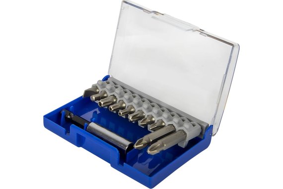 Набор бит 11 шт 25 и 50 мм PH PZ HEX SL TORX держатель 60 ПРАКТИКА