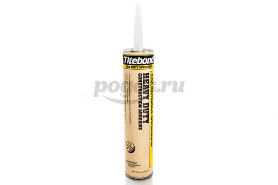Клей 296мл желтый картридж, сверхсильный Heavy Duty  TITEBOND