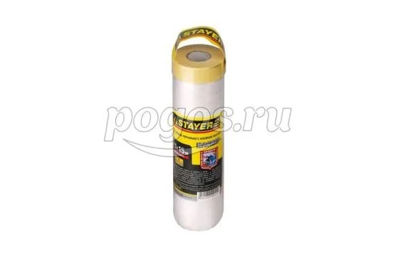 Пленка защитная укрывная 9мкм, 2,1*15м с клейкой лентой Profi  STAYER